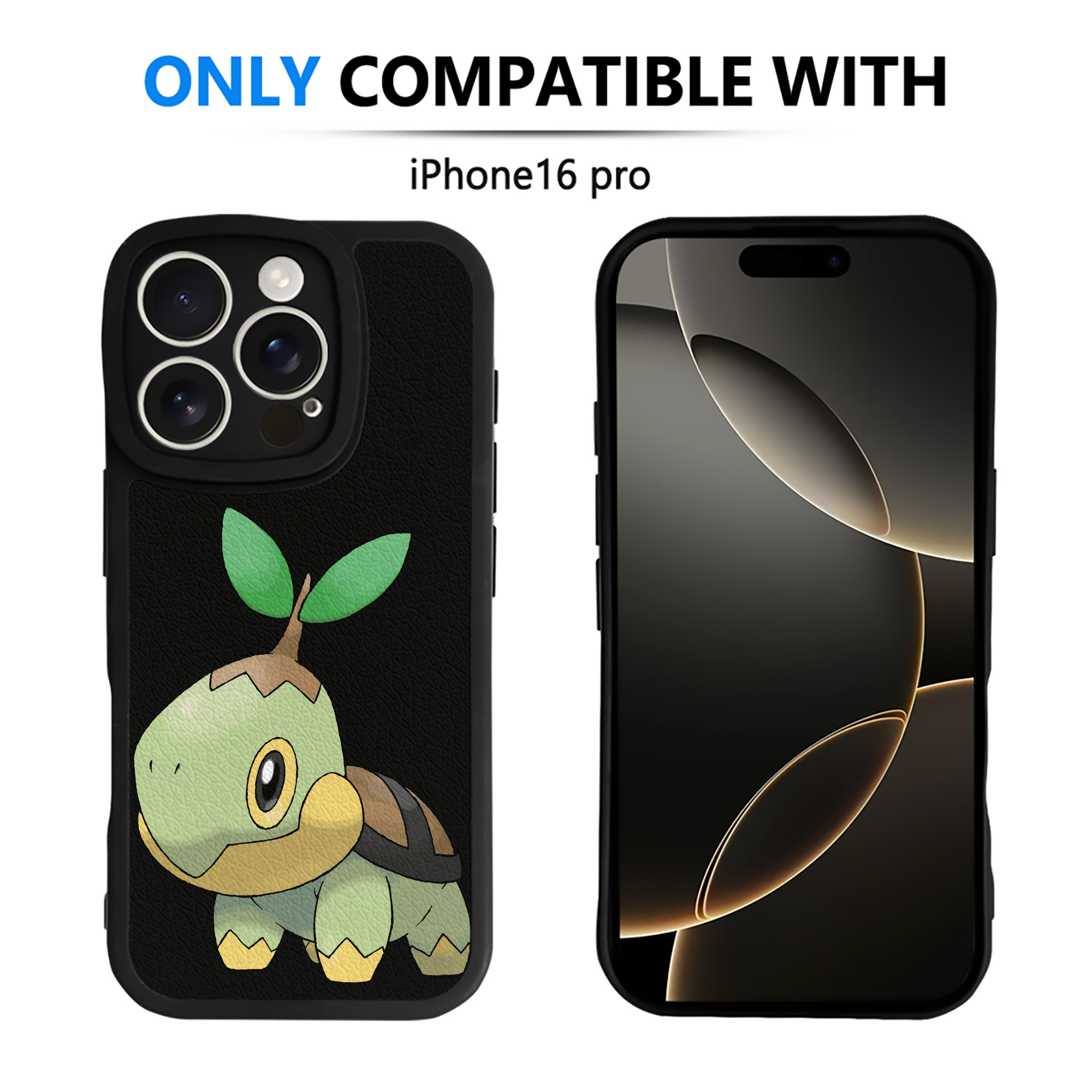 （画像用） ポケットモンスター Pokémon 【iPhone 16シリーズ対応】シリコンスマホケース（レザー調） 材質：シリコン